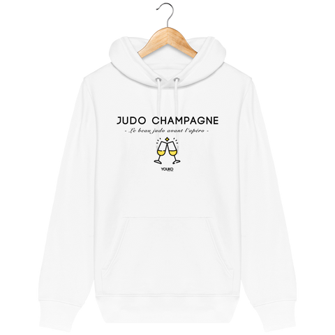 SWEAT SHIRT CAPUCHE HOMME - JUDO CHAMPAGNE Tunetoo