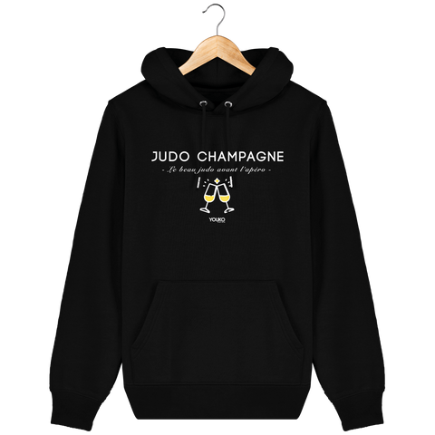 SWEAT SHIRT CAPUCHE HOMME - JUDO CHAMPAGNE Tunetoo