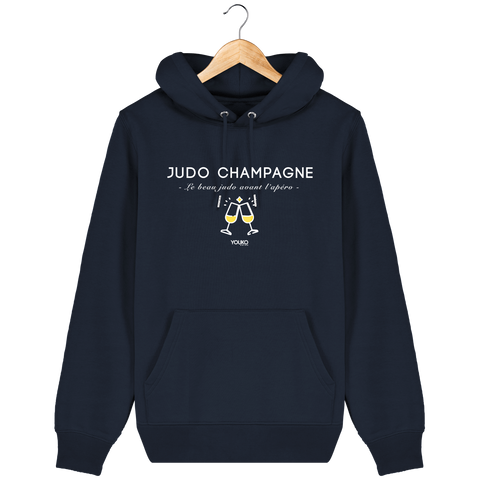 SWEAT SHIRT CAPUCHE HOMME - JUDO CHAMPAGNE Tunetoo