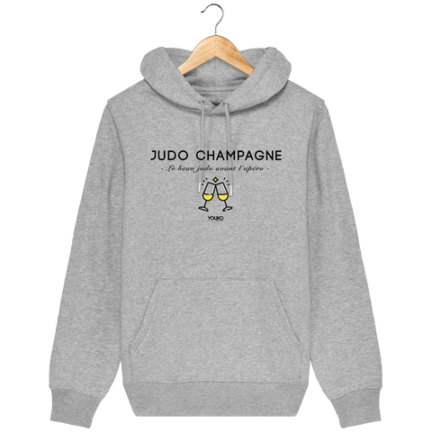 SWEAT SHIRT CAPUCHE HOMME - JUDO CHAMPAGNE Tunetoo
