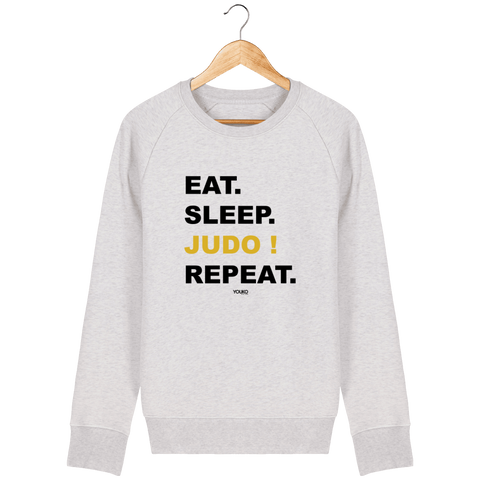 SWEAT-SHIRT HOMME - EAT SLEEP JUDO REPEAT Tunetoo