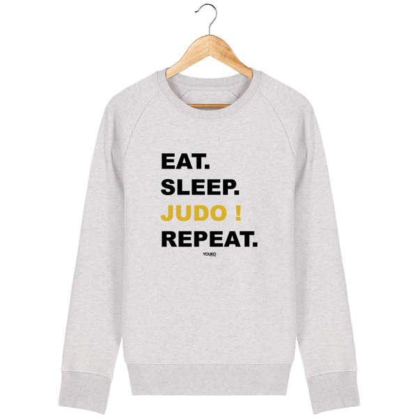 SWEAT-SHIRT HOMME - EAT SLEEP JUDO REPEAT Tunetoo
