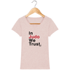 T-SHIRT FEMME - IN JUDO WE TRUST Tunetoo