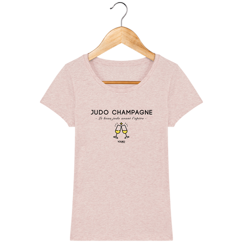 T-SHIRT FEMME - JUDO CHAMPAGNE Tunetoo