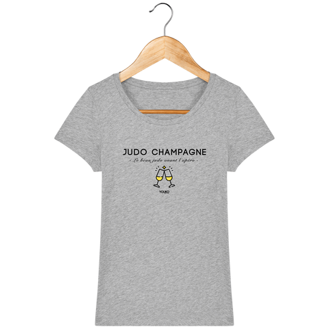 T-SHIRT FEMME - JUDO CHAMPAGNE Tunetoo