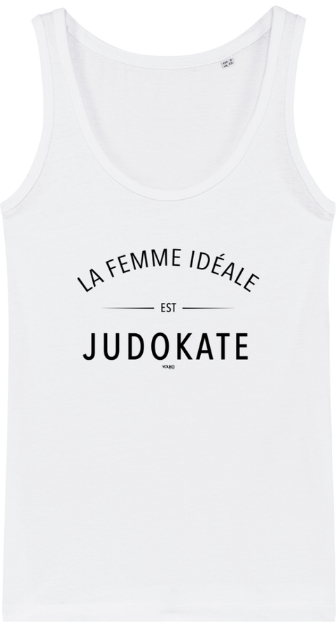 DEBARDEUR FEMME - LA FEMME IDEALE EST JUDOKATE Tunetoo
