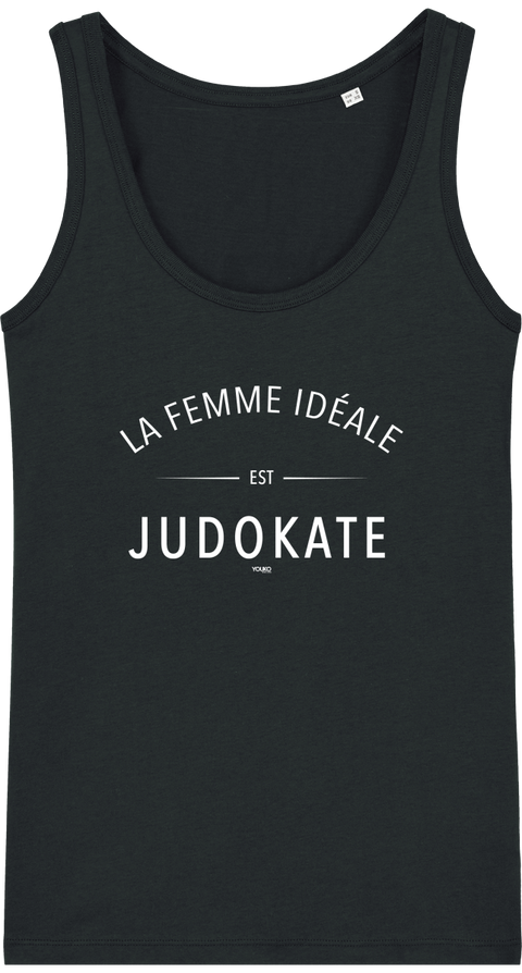 DEBARDEUR FEMME - LA FEMME IDEALE EST JUDOKATE Tunetoo