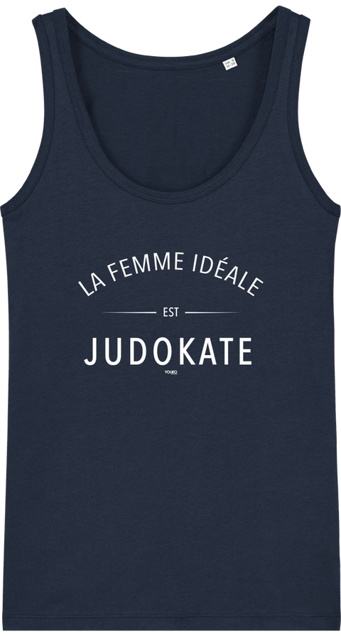 DEBARDEUR FEMME - LA FEMME IDEALE EST JUDOKATE Tunetoo