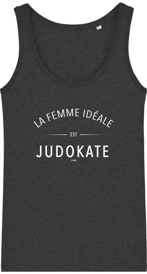 DEBARDEUR FEMME - LA FEMME IDEALE EST JUDOKATE Tunetoo