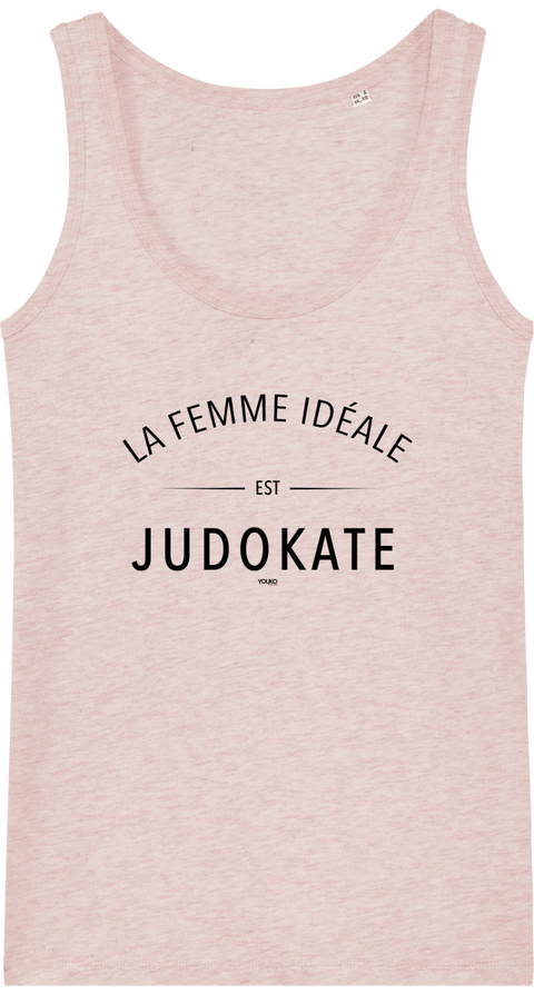 DEBARDEUR FEMME - LA FEMME IDEALE EST JUDOKATE Tunetoo