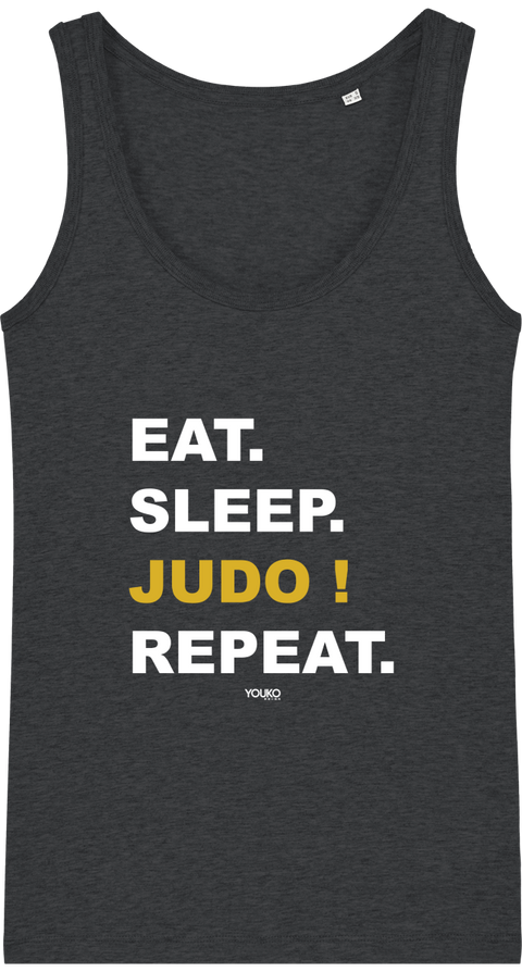 DEBARDEUR FEMME - EAT SLEEP JUDO REPEAT Tunetoo