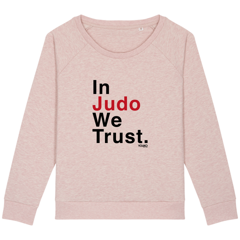 SWEAT-SHIRT FEMME - IN JUDO WE TRUST Tunetoo