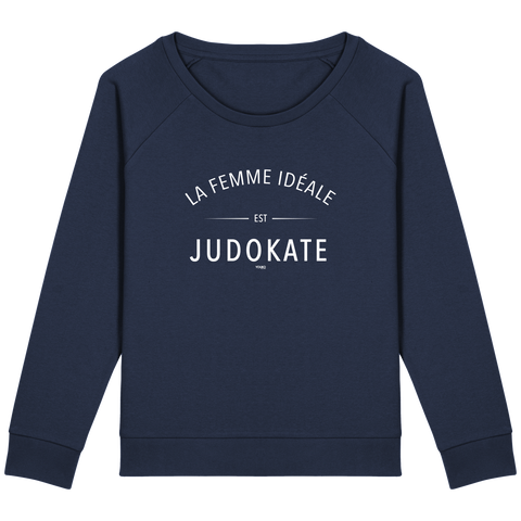 SWEAT-SHIRT FEMME - LA FEMME IDEALE EST JUDOKATE Tunetoo