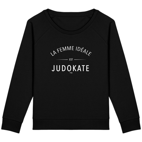 SWEAT-SHIRT FEMME - LA FEMME IDEALE EST JUDOKATE Tunetoo