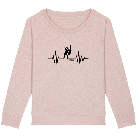 SWEAT-SHIRT FEMME - JUDO HEARTRATE Tunetoo