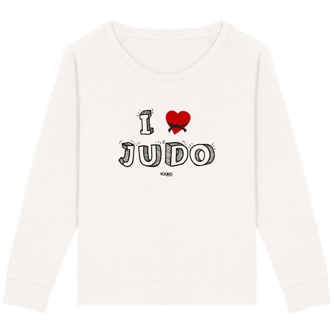 SWEAT-SHIRT FEMME - I LOVE JUDO Tunetoo