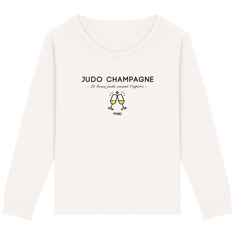 SWEAT-SHIRT FEMME - JUDO CHAMPAGNE Tunetoo