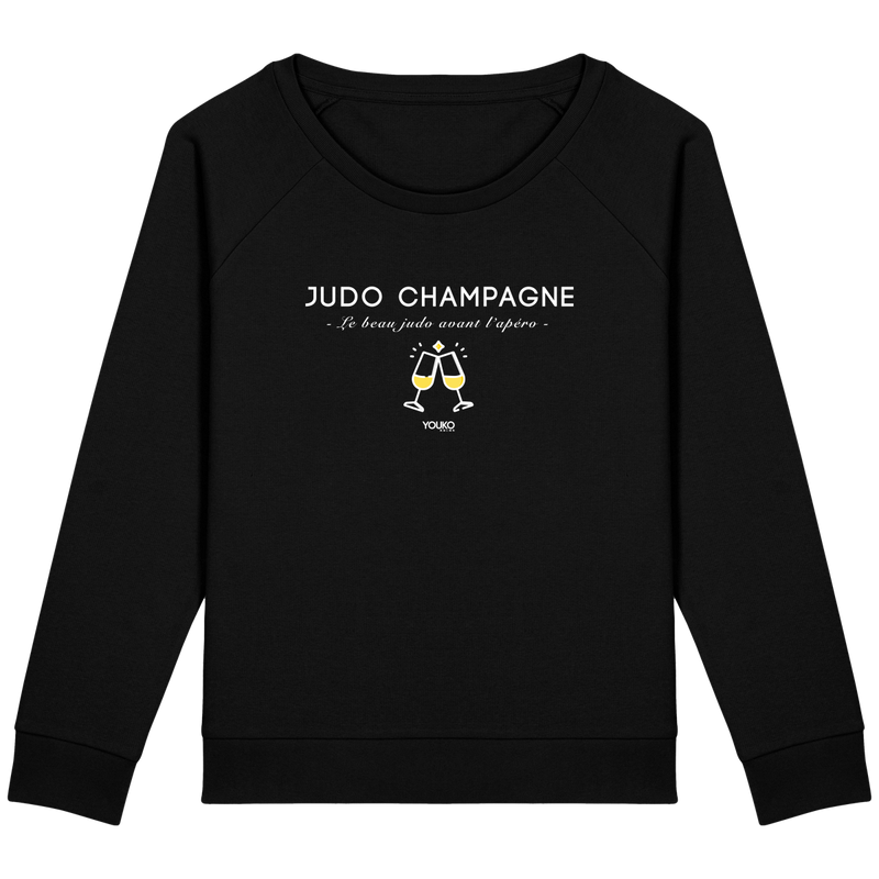 SWEAT-SHIRT FEMME - JUDO CHAMPAGNE Tunetoo