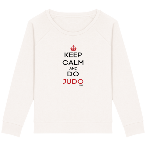 SWEAT-SHIRT FEMME - KEEP CALM AND DO JUDO Tunetoo