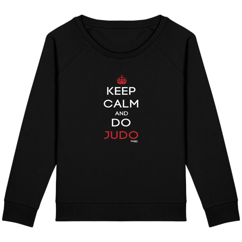 SWEAT-SHIRT FEMME - KEEP CALM AND DO JUDO Tunetoo