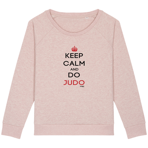 SWEAT-SHIRT FEMME - KEEP CALM AND DO JUDO Tunetoo