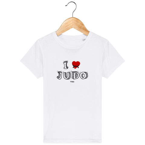 T-SHIRT KIDS - I LOVE JUDO Tunetoo