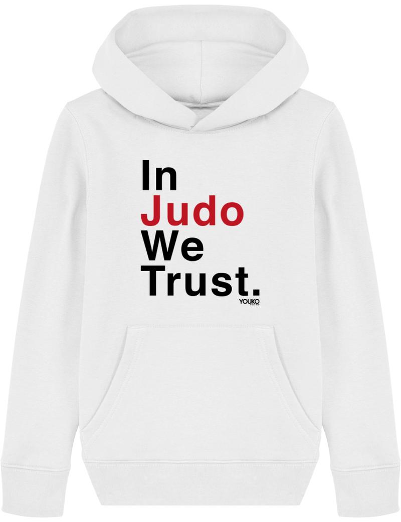 SWEAT SHIRT CAPUCHE KIDS - IN JUDO WE TRUST Tunetoo