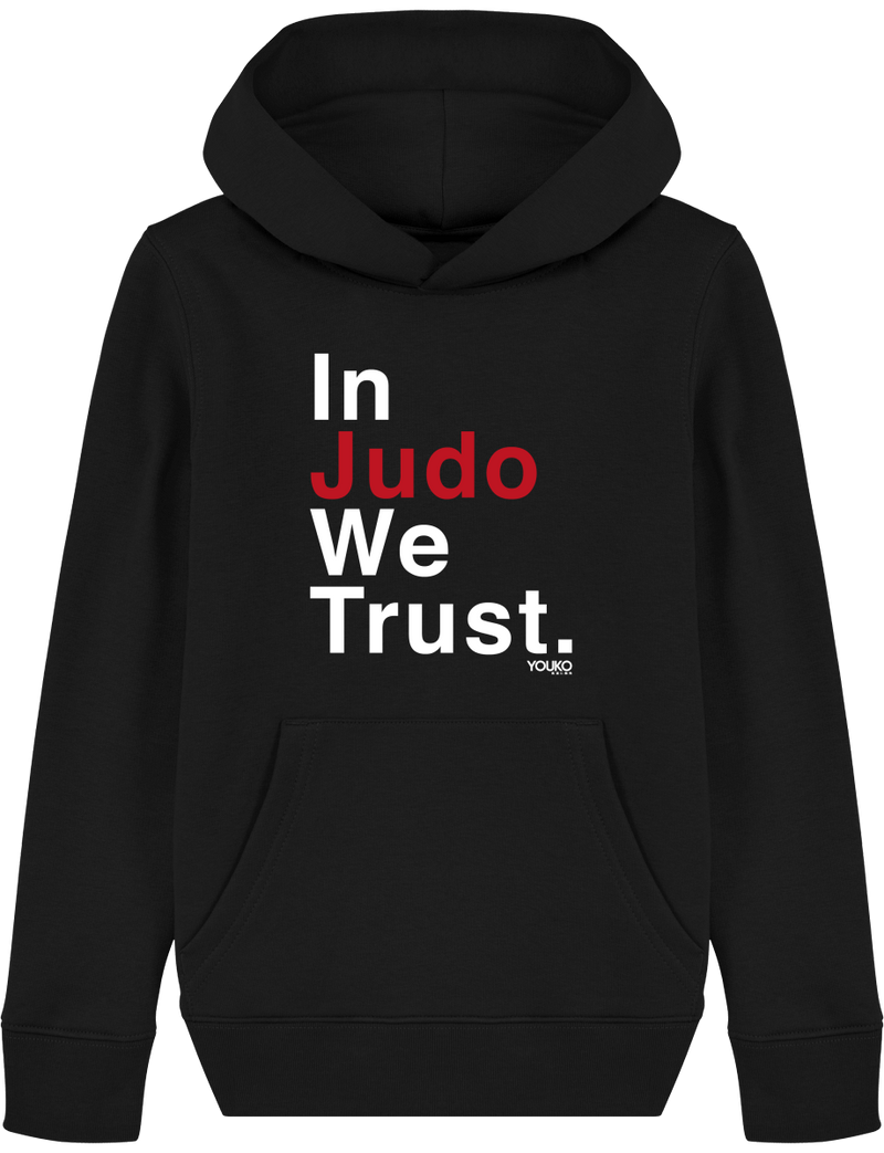 SWEAT SHIRT CAPUCHE KIDS - IN JUDO WE TRUST Tunetoo