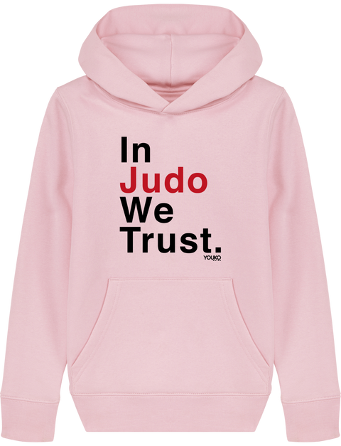 SWEAT SHIRT CAPUCHE KIDS - IN JUDO WE TRUST Tunetoo