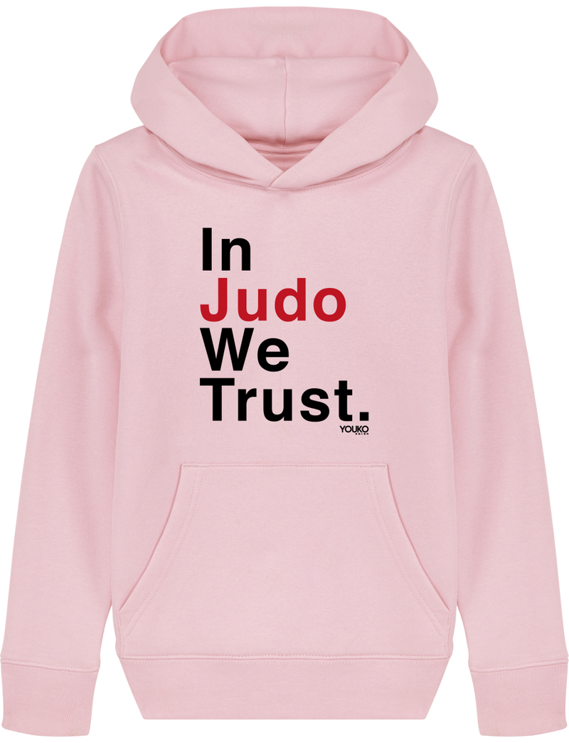 SWEAT SHIRT CAPUCHE KIDS - IN JUDO WE TRUST Tunetoo