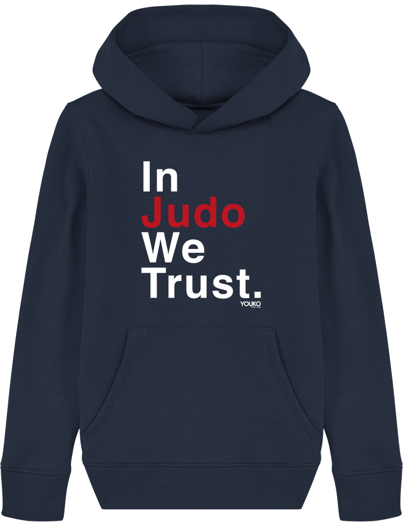 SWEAT SHIRT CAPUCHE KIDS - IN JUDO WE TRUST Tunetoo
