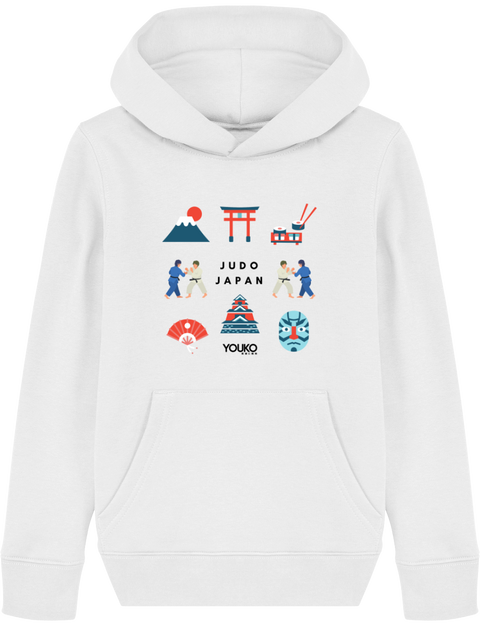 SWEAT SHIRT CAPUCHE KIDS - JUDO JAPAN Tunetoo