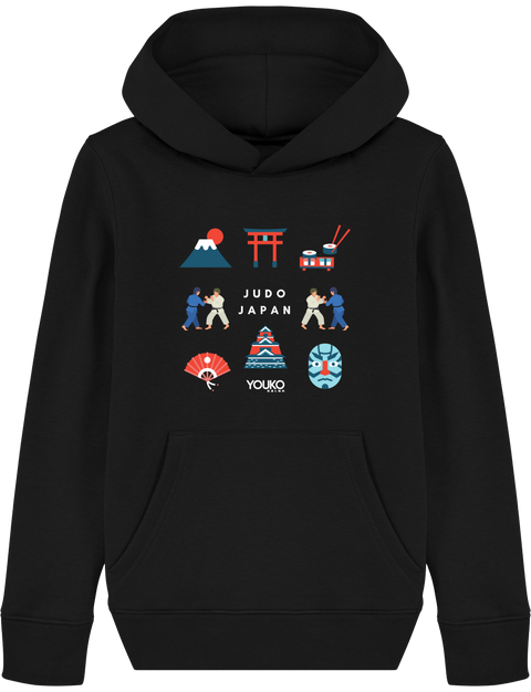 SWEAT SHIRT CAPUCHE KIDS - JUDO JAPAN Tunetoo