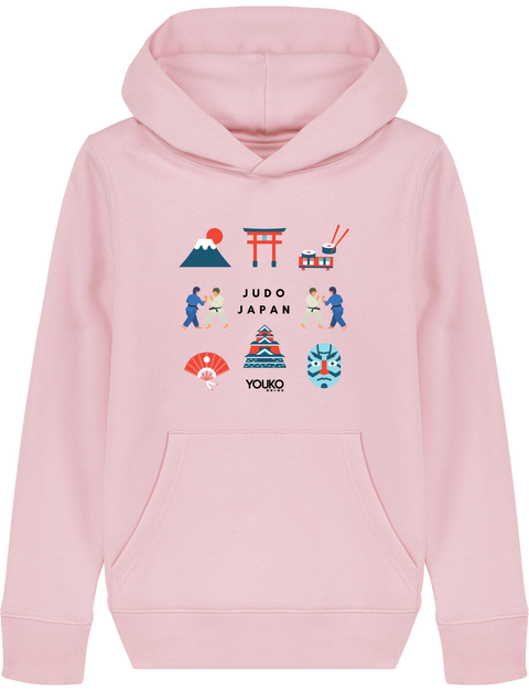 SWEAT SHIRT CAPUCHE KIDS - JUDO JAPAN Tunetoo
