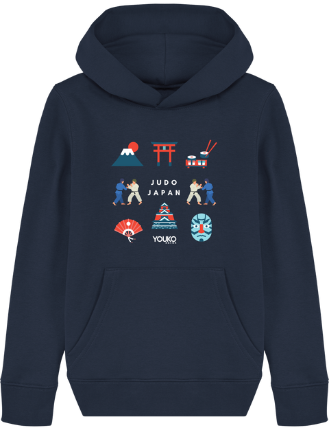 SWEAT SHIRT CAPUCHE KIDS - JUDO JAPAN Tunetoo