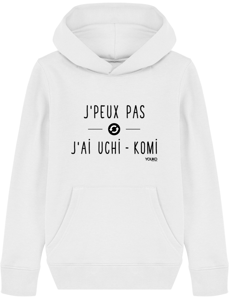 SWEAT SHIRT CAPUCHE KIDS - J'PEUX PAS J'AI UCHI KOMI Tunetoo