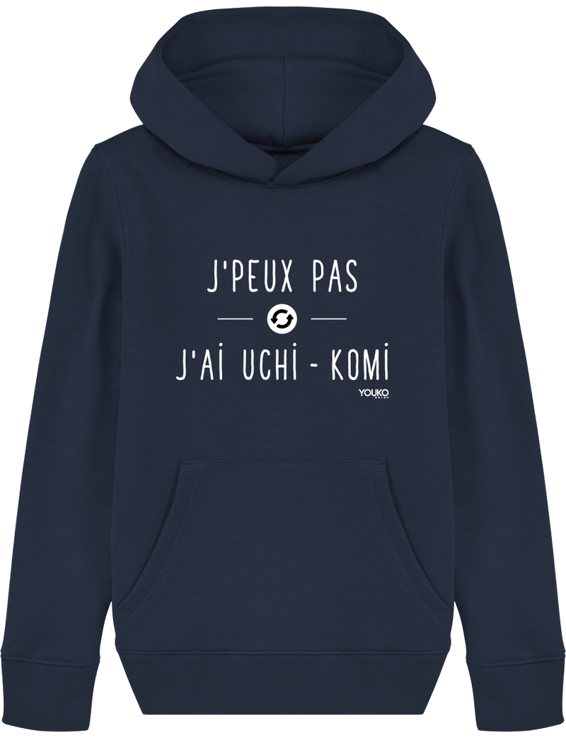 SWEAT SHIRT CAPUCHE KIDS - J'PEUX PAS J'AI UCHI KOMI Tunetoo
