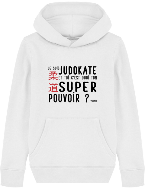 SWEAT SHIRT CAPUCHE KIDS - SUPER POUVOIR (F) Tunetoo