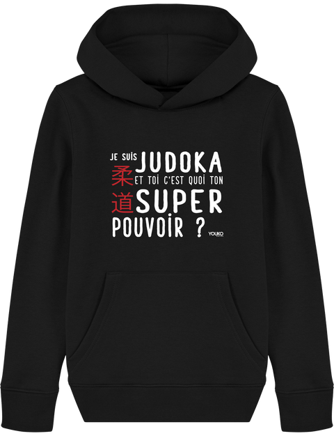 SWEAT SHIRT CAPUCHE KIDS - SUPER POUVOIR (G) Tunetoo
