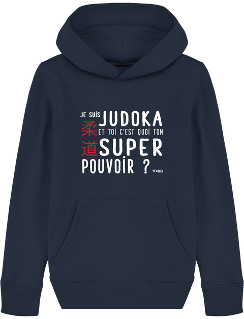 SWEAT SHIRT CAPUCHE KIDS - SUPER POUVOIR (G) Tunetoo