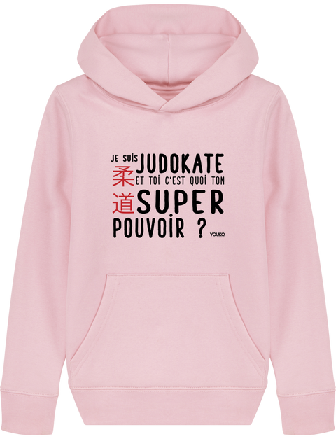 SWEAT SHIRT CAPUCHE KIDS - SUPER POUVOIR (F) Tunetoo