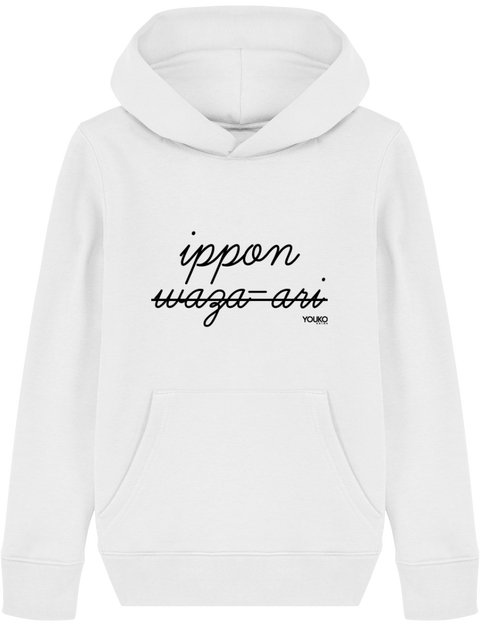 SWEAT SHIRT CAPUCHE KIDS - IPPON WAZA ARI Tunetoo