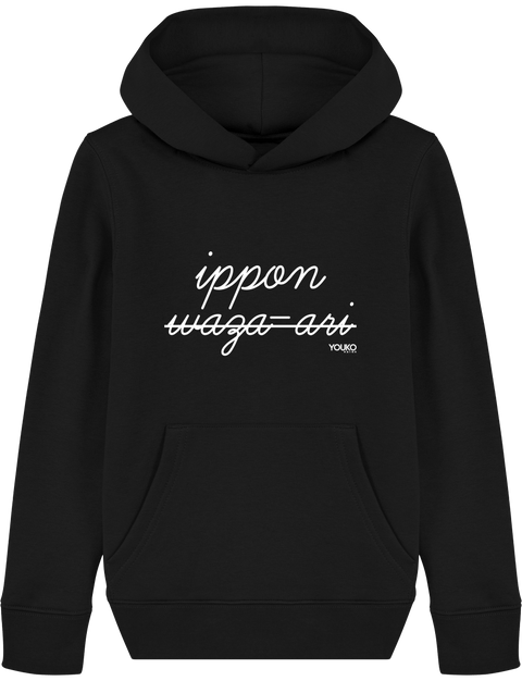 SWEAT SHIRT CAPUCHE KIDS - IPPON WAZA ARI Tunetoo