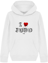 SWEAT SHIRT CAPUCHE KIDS - I LOVE JUDO Tunetoo