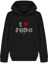 SWEAT SHIRT CAPUCHE KIDS - I LOVE JUDO Tunetoo