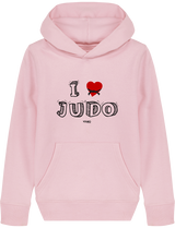 SWEAT SHIRT CAPUCHE KIDS - I LOVE JUDO Tunetoo