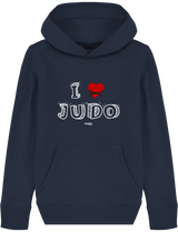 SWEAT SHIRT CAPUCHE KIDS - I LOVE JUDO Tunetoo