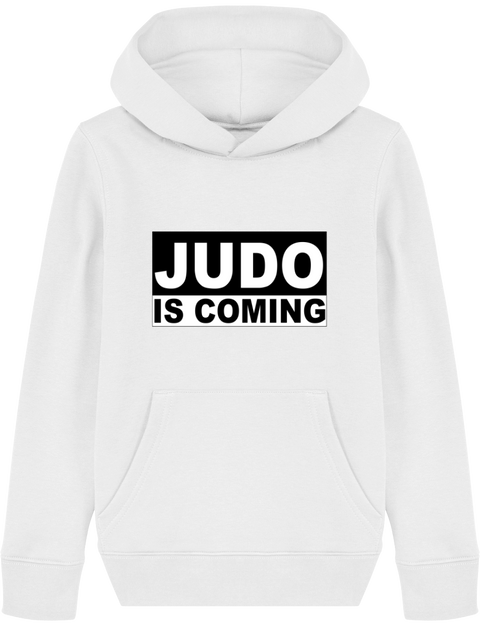 SWEAT SHIRT CAPUCHE KIDS - JUDO IS COMING Tunetoo