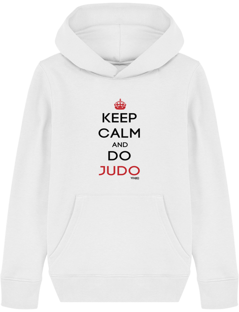 SWEAT SHIRT CAPUCHE KIDS - KEEP CALM AND DO JUDO Tunetoo