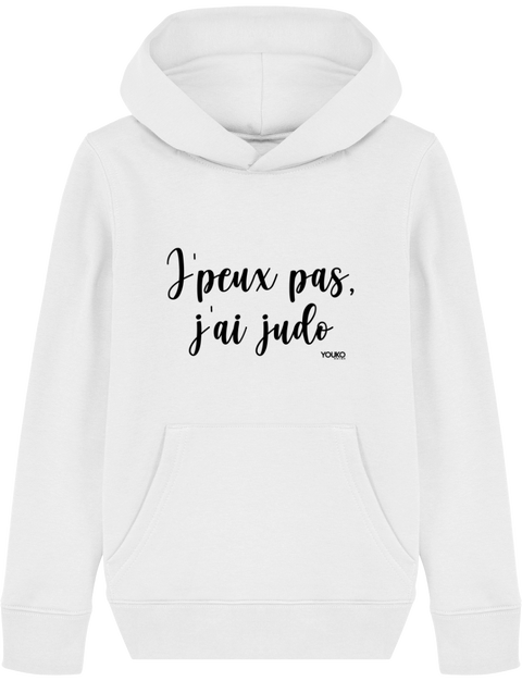 SWEAT SHIRT CAPUCHE KIDS - J'PEUX PAS J'AI JUDO 2 Tunetoo